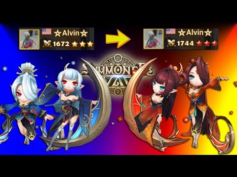 Summoners War : RTA season 9 diary day #7 - Almost F2P team - The power of Twins combination