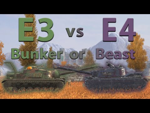 WOT Blitz Face Off || T110E3 vs T110E4 || Update 10.0