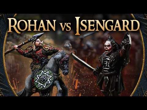 Riders of Eomer Vs Lurtz's Scouts! ~ Middle Earth SBG Battle Report!