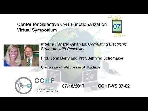 CCHF-VS 7.2 | Prof.'s Berry and Schomaker: Nitrene Transfer Catalysis