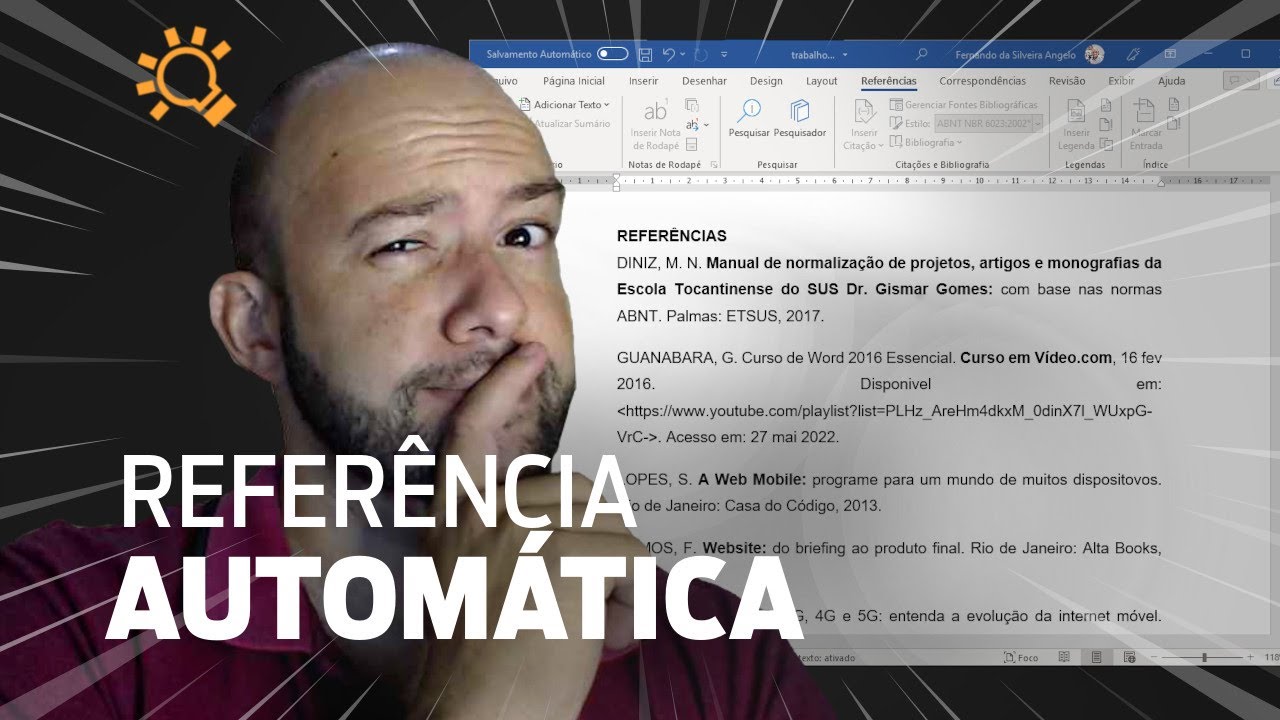 COMO GERAR REFERÊNCIAS AUTOMÁTICAS NO WORD