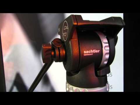 Neuheit von Sachtler: ACE L-Stativ  in verschiedenen Kombinationen auch mit Cartoni NAB IBC Cinec