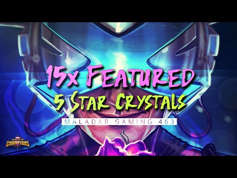 15x NEW Featured 5 Star Crystals - Marvel Contest of Champions