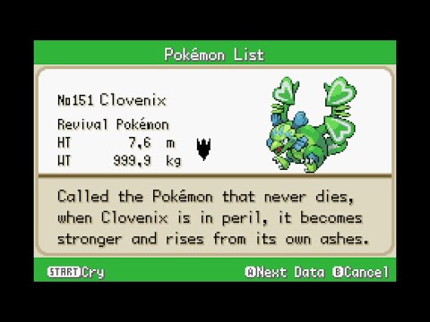 Pokemon Clover National Pokedex + Final Boss