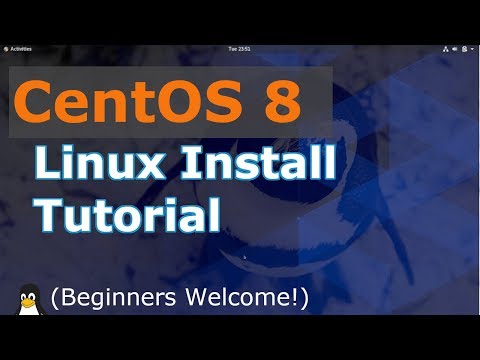 CentOS 8 Install Linux | 2019 Tutorial | (Linux Beginners Guide) Video