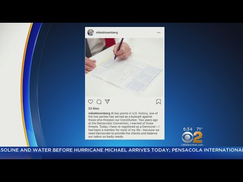 Michael Bloomberg Re-Registers As Democrat