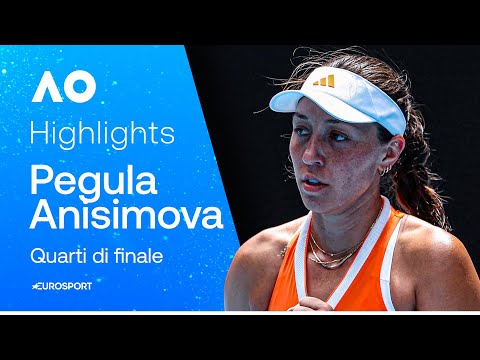 PEGULA vince il derby USA con Anisimova e va in semifinale | HIGHLIGHTS | AUSTRALIAN OPEN 2026