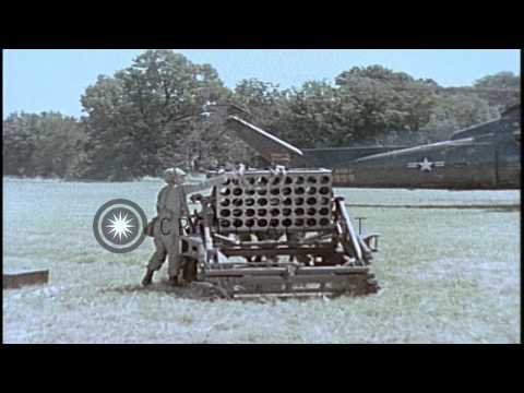 115mm toxic rocket M91 of United States Army in United States. HD Stock Footage