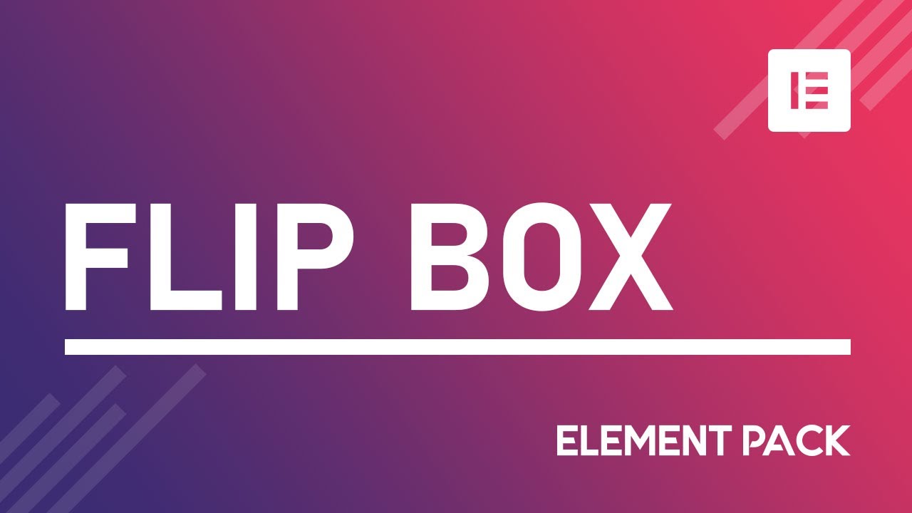 Flip / 3D / Animated Box Video Thumbnail