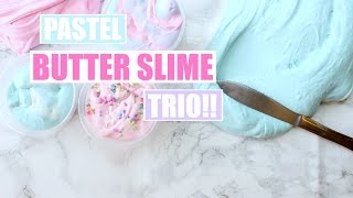 DIY BUTTER SLIME TWO WAYS! - Super easy slime reci