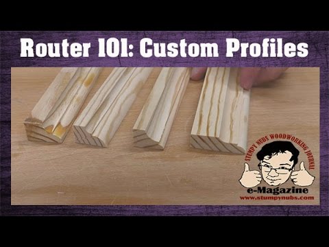 How to make custom molding profiles with just a few basic router bits