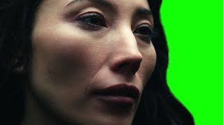 Ms. Casey "what's taking place?" Severance green screen
