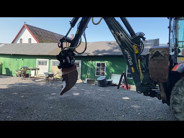 779069 Backhoe loader Huddig 860 changed engine -2002