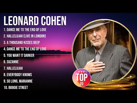 Leonard Cohen Playlist Of All Songs ~ Leonard Cohen Greatest Hits Full Album