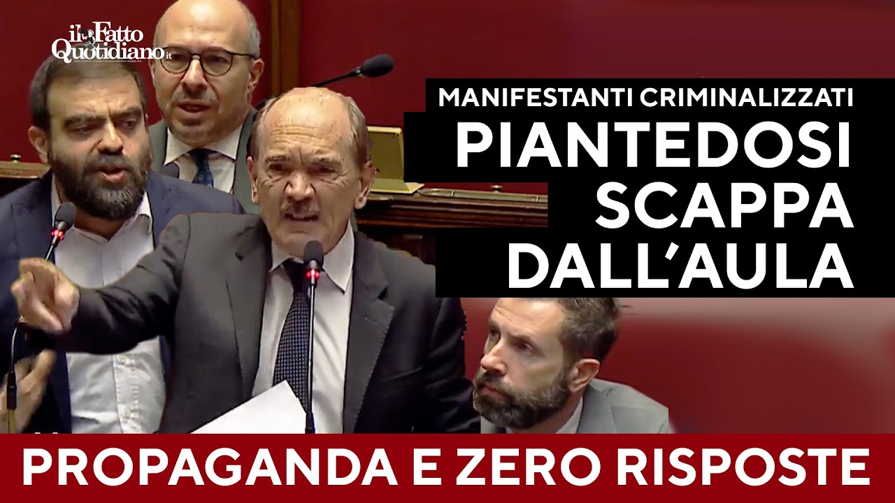 "Piantedosi scappa e fa propaganda": durissimo attacco dell'opposizione sul caos sicurezza