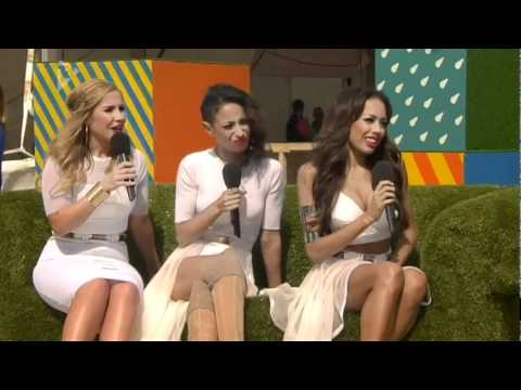 Sugababes : Interview Pt. 1 (T4 On The Beach 2011)