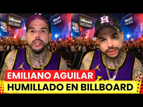 Emiliano Aguilar explodes after being humiliated at the 2025 Billboard Awards.