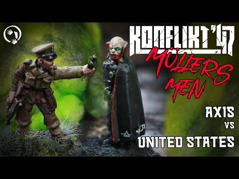 United States American Airbourne Vs Axis - Mullers Men - Konflikt 47 v2 Battle Report
