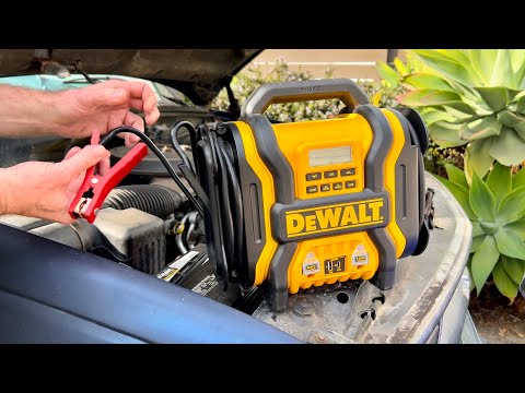 How To Jump Start A Car With A Dewalt Battery Jump Starter