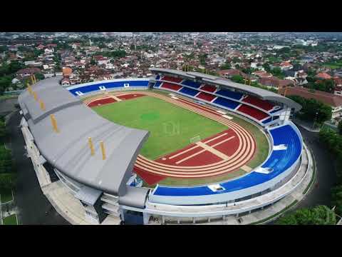 PENAMPAKKAN STADION PIALA DUNIA U 20 VIA DRONE ! STADION MANDALA KRIDA