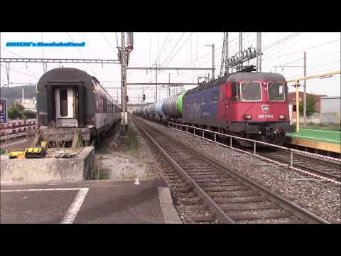 Bahnverkehr in Pratteln (26.8.22)