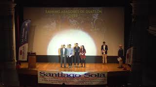 Gala del Triatlón de Aragón 2018. Tarazona, 19-01-19.