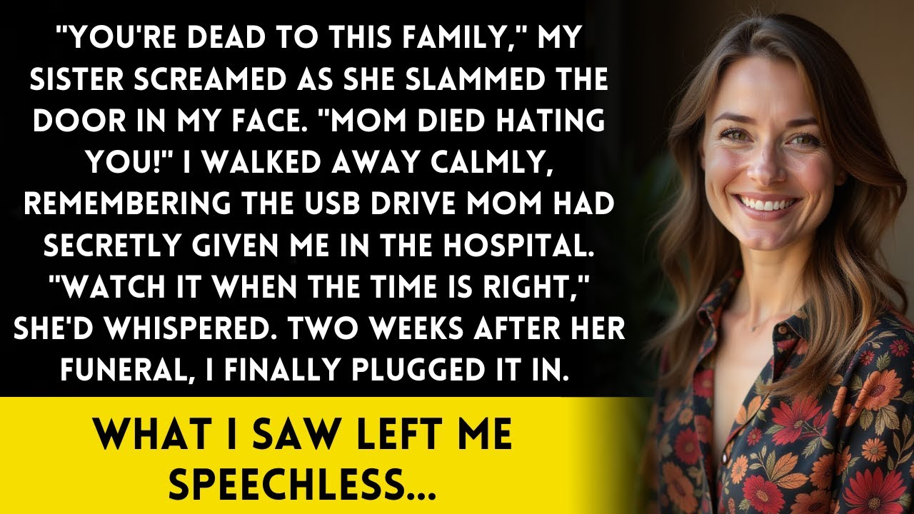 My Sister Used Mom's Cancer to Make Everyone Hate Me — But Mom's USB Revealed the Truth
