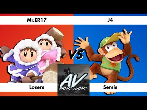 AV Fight Night #22 - Losers Semifinal: Mr.ER17 (Ice Climber) vs J4 (Diddy Kong)