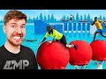 AMP EXTREME OBSTACLE COURSE WITH MRBEAST