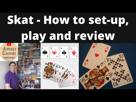 How to setup and play and review Skat