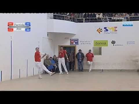 1/2 Final 2a ronda Lliga Professional EiC. Vila-real 16/01/2015 Pilota Valenciana