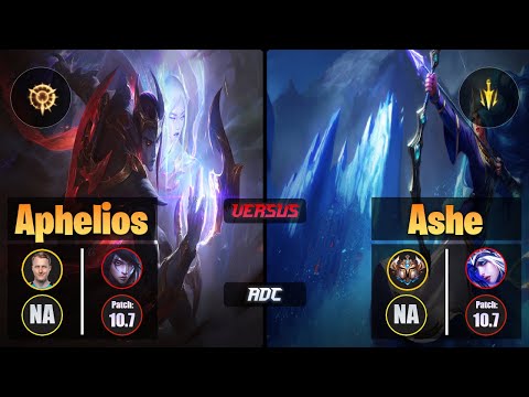 Zven APHELIOS (ADC) [Press the Attack] VS ASHE - Challenger NA Patch 10.7