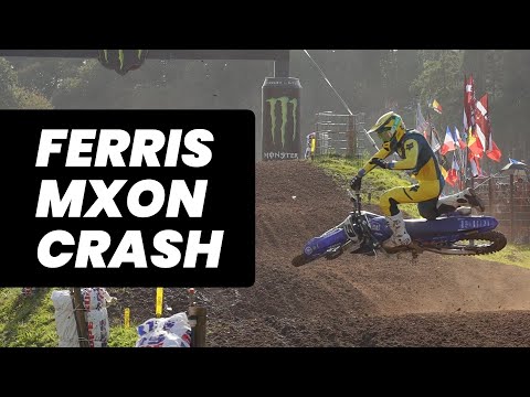 Dean Ferris crash at the Motocross of Nations - 2023