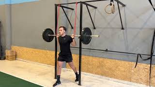 Band Aided Barbell Lunge