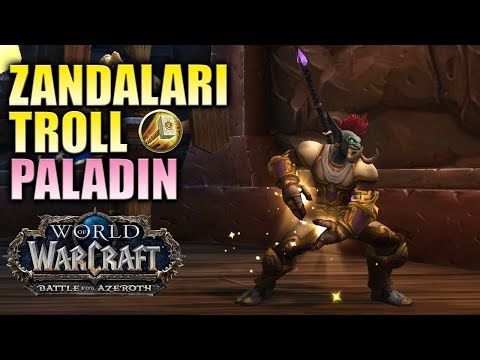 Zandalari Troll Paladin - My First Look - Patch 8.1.5 PTR