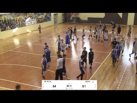 BBBL boys U13 Tartu University BS 2006 vs   Belostenniy BS 2006