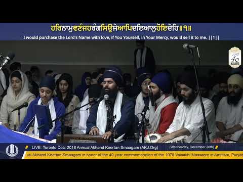 028 Toronto Dec. 2018 - Wednesday PM - Bhai Pritpal Singh Jee Regina