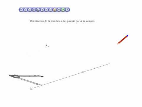 comment construire droite parallèle