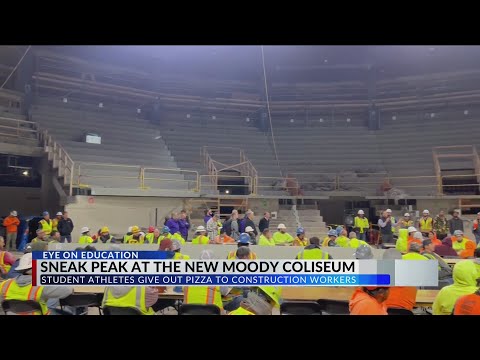 ACU athletes get sneak preview at renovated Moody Coliseum.