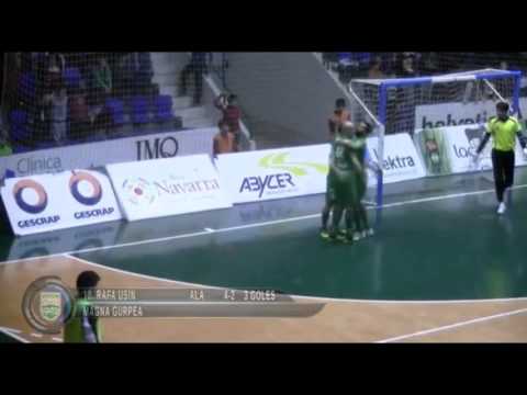 Gol Rafa Usín (4-2) Magna Gurpea-Santiago Futsal 17J