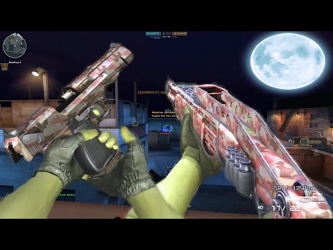 Crossfire NA Trash ( Đột Kích ) 2.0 : SPAS 12 Pink Camo Slug - Hero Mode X - Zombie V4