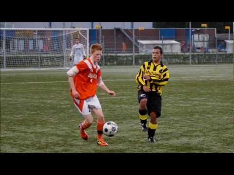 bekerwedstrijd Oranje Wit B1 - Theole B1 op 5 september 2012