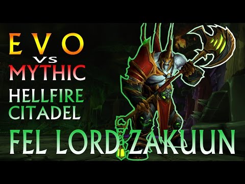 E V O vs Fel Lord Zakuun Mythic - Resto Shaman PoV