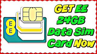 EE 24GB Data SIM | Pre-Loaded Pay As You Go Data SIM Card