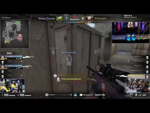 Snax 1v3 Clutch with AWP vs  NaVi    ESL One New York 2016