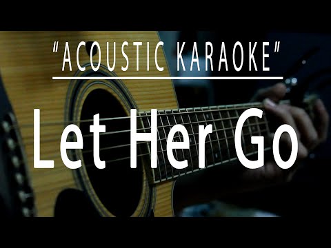 Let her go - Acoustic karaoke (Passenger)