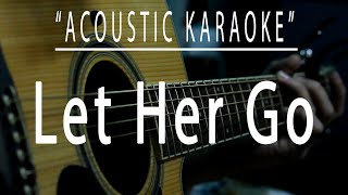 Let her go - Acoustic karaoke (Passenger)