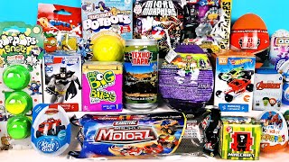 23 ФЕВРАЛЯ МЕГА ВЫПУСК СЮРПРИЗОВ! Майнкрафт, Машинки, Мстители,Трансформеры Kinder Surprise unboxing