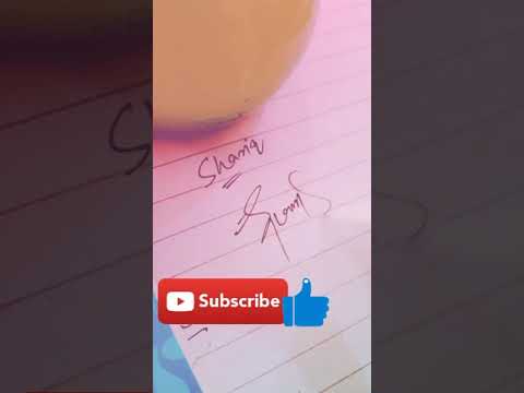 Best Signature Style Of My Name Shariq|Zainab Pakistani ❤️