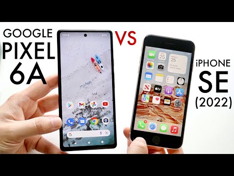 Google Pixel 6A Vs iPhone SE (2022)! (Comparison) (Review)